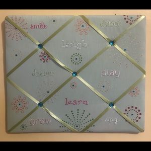 Smile, laugh, dance ribbon board